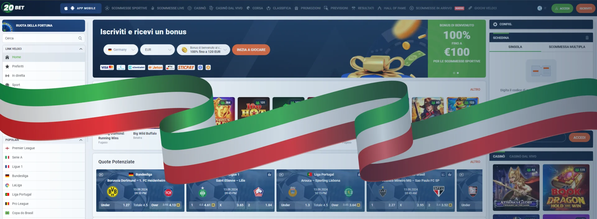 20Bet Promozioni